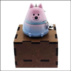 회전 핸드메이드 오르골 도기 강아지 4곡 중 선택1, 캐논, 1개