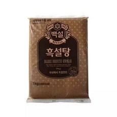 백설 흑설탕 1kg, 1개