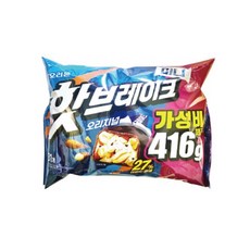 오리온 핫브레이크 미니 오리지널 대용량, 416g, 2개