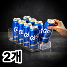 템띱 원룸냉장고 캔음료 자동 냉장고 디스펜서, 2개, 투명