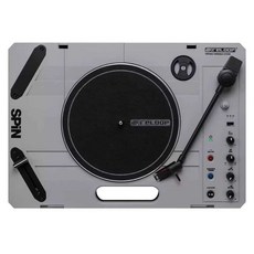 Reloop Spin 휴대용 디제이 턴테이블 바이닐, 상세페이지 참고, SPIN 레코드 플레이어+7인치 레코드 매트