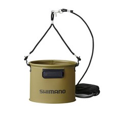 [인수상회] 시마노 BK-053Q 두레박 바다 낚시 물통, 카키