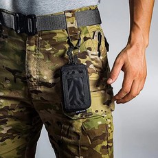 ONETIGRIS 방수 EDC 파우치 휴대용 키 변경 지갑 여행 키트 동전 미니 지갑 카드 슬롯 및 지퍼 파우치, 2.CB, 2) Camouflage