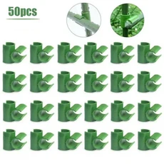 지지대 덩굴 브래킷 식물 꽃 플라스틱 고정 등반 정원 온실 프레임 랙 말뚝 기둥 지주대, 03 노란색