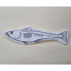 운경 자수로 표현한 행울을 불러다주는 명태 자수인형 집들이선물 세차선물의 정석, 블루