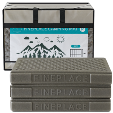 Pine Place 野營墊折疊野餐墊戶外野營用品, 3層灰色（200cm x 140cm）