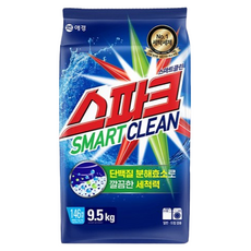 스파크 스마트클린 분말세제 리필, 9.5kg, 1개