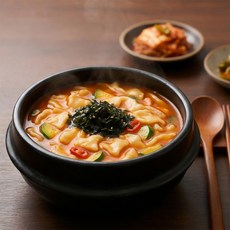 30년 전통 푸짐한 구성 얼큰 수제비 밀키트 (620g), 1. 얼큰수제비 (620g)