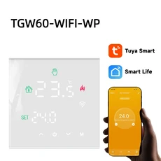 Beok 물 난방 시스템 스마트 온도 조절기 컨트롤러 가스 보일러 집중 장치 용 8 채널 Wifi Thermoatat Actu, 01 220V용, 01 China Mainland, 06 TGW60W-WIFI-WP