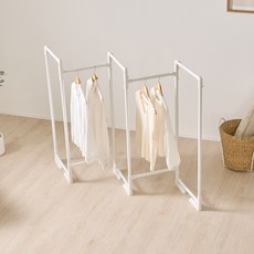 미드센 튼튼한 내맘대로 5단 접이식 행거, 화이트