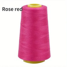 폴리에스터 퀼팅 야드 스윙 재봉틀 강하고 부드러움, 색상: 2. Rose Red 167, 1개