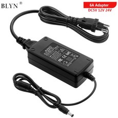 12V 전원 공급 장치 6A PSU ACDC 5V 어댑터 DC 볼트 Amp 변환기 LED 스트립 빛 CCTV 카메라 펌프 팬, 02 DC5V 6A, 03 US Plug