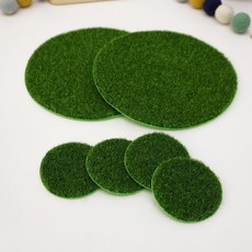 미니 원형 잔디 테라리움 5p, 5개, 6cm