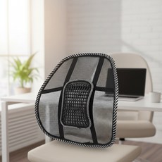 다목적 통풍 메쉬 등받이 허리 지지대 운전석 사무실 의자용 1개 강템