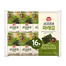 사조해표 더고소한김 파래김(4gx16봉), 4g, 32개
