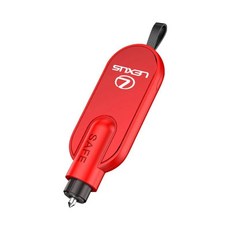 자동차 스티커 차량 유리 파괴 망치 벨트 커터, 1. 빨간색, 1개