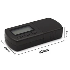 턴테이블 스타일러스 포스 디지털 LCD 휴대용 게이지, 검정색, 상세설명참조