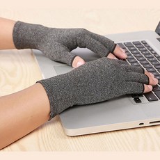컴퓨터 손목 시림 저림 통증완화 손가락 반 장갑 사무직 산모 골프