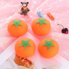 減壓玩具新款奶酪捏捏樂發泄兒童解壓玩具 軟萌仿真食品廠家, 發泄西紅柿, 1個