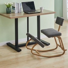 인체공학 컴퓨터 의자 학생용 공부 어린이 성인용, 1개, 그레이 등받이