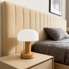 히즈엔 취침등 수면등 침실 무드등 조명, 우드