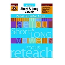 [Evan-Moor Educational Publishers]Phonics Intervention Centers: Short and Long Vowels Grades 1-3 (Paperback Teacher), Evan-Moor Educational Publishers