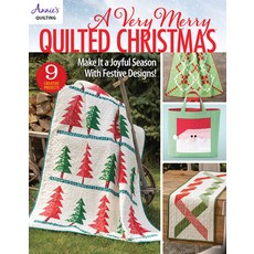 (영문도서) A Very Merry Quilted Christmas Paperback, Annies, English, 9798892533607