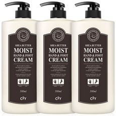 시투와이 네츄럴 아일랜드 쉐어버터 핸드 앤 풋 크림, 500ml, 3개