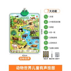 TOMOSUN 兒童有聲掛圖, 兒童有聲掛圖【動物世界】