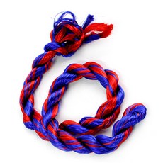 국산 청실홍실 중실 35cm 9g l 함들이 명주실 돌잡이 폐백 돌상 소품 셀프돌잔치 전통 공예품