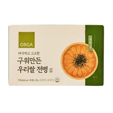 올가 ORGA 구워만든 우리쌀 전병 김, 1개, 144g