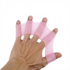 리얼픽 오리손 수영 실리콘 장갑, 1개, 핑크