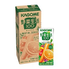 카고메 야채생활100 오리지널 선물용 패키지 200ml 종이팩×30개 매일 1개분 설탕 미사용 β-카로틴 칼륨 선물 선물 중원 세구, 1개