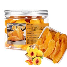 SIJIYUNLI-황복숭아 건조 250g/캔 과일 절임 복숭아 조각은 글루텐과 순수함이 없으며 복숭아 과일 설탕절임 간식과 로스팅 달콤하고 새콤한 복숭아 설탕절임 아침식사와