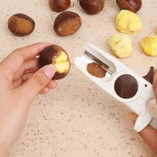 호두 손잡이형 탈피도구 견과류 간편조리도구 껍질제거기 밤 주방용품 조리기구, 1개, 밤가위