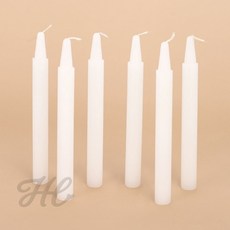 해삐아우라 연꽃 모양 제사 기도용 양초 6개입 연꽃모양양초