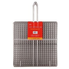 약30x30cm 손잡이 스텐 석쇠-대 사각, 1개