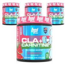 비피아이스포츠 CLA + 카르니틴 워터멜론 프리즈, 350g, 4개