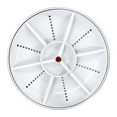 소형 충전식 식기세척기 휴대용 전기 청소 장치 ABS 텍스처, 빨간.