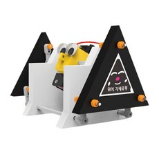 교과학습 워킹로봇 기어구동 물리과학 키트/ 초등교구 홈스쿨링 학교기관 로봇만들기, 1개