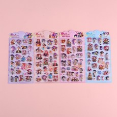 케데헌 케이팝 데몬 헌터스 3D 입체스티커 4종세트 다이어리꾸미기