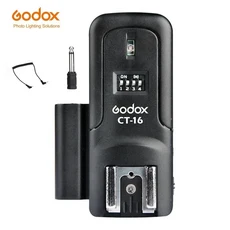 Godox CT-16 16 채널 무선 라디오 플래시 트리거 송신기 수신기 (옵션) 캐논 호환 니콘 펜탁스 스튜디오