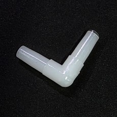 L자 에어호스 연결관 호스 꺽임 방지 연결부품(내경4mm 호스 용)