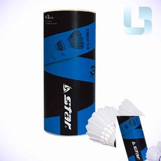 더에스 깃털 셔틀콕 3개 배드민턴셔틀콕 깃털콕 배드민턴레슨콕