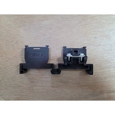 軌道式端子盤 單層 TBR-10A 適用10A 20A 30A 電流, 1個, TBR-10A /200PCS,二聯式