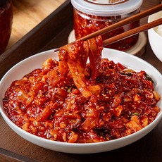 밥도둑푸드 전라도식으로 양념된 프리미엄 오징어젓갈, 1개, 250g