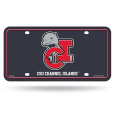 Rico Industries NCAA 캘리포니아 골든 베어스 메탈 번호판 태그 140637 5900250974, Cal State Channel Islands Dolp