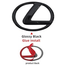 자동차 스티커 스티어링 휠 센터 엠블럼, 1. black-glue, 기본