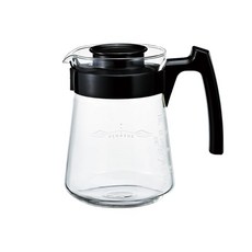 600 600ml PES-02-B HARIO(하리오) 페가수스 서버 전자레인지 대응 2~5잔용 블랙, 1개