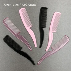 투명 플라스틱 빗 귀여운 미니 인형 머리 속눈썹 눈썹 빗 BJD 인형 액세서리 인형 집 장식 5 개, 01 color random-1, 01 5pcs